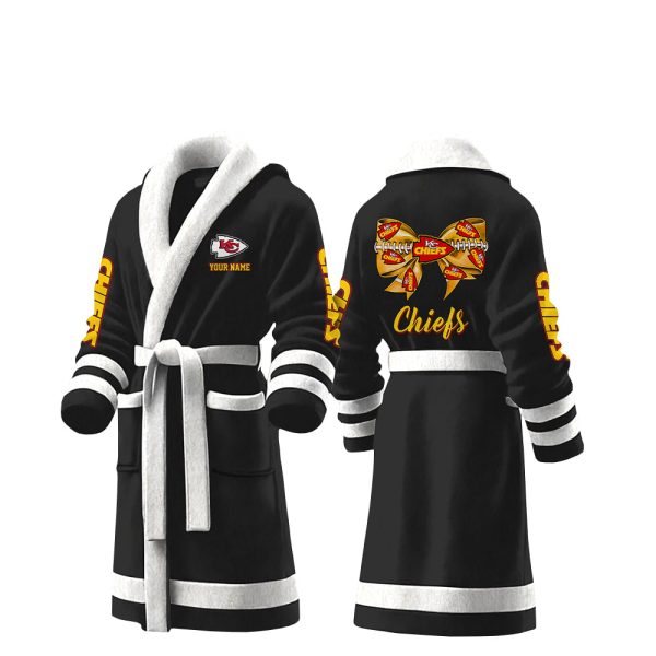 Chiefs Bow Fleece Bathrobe