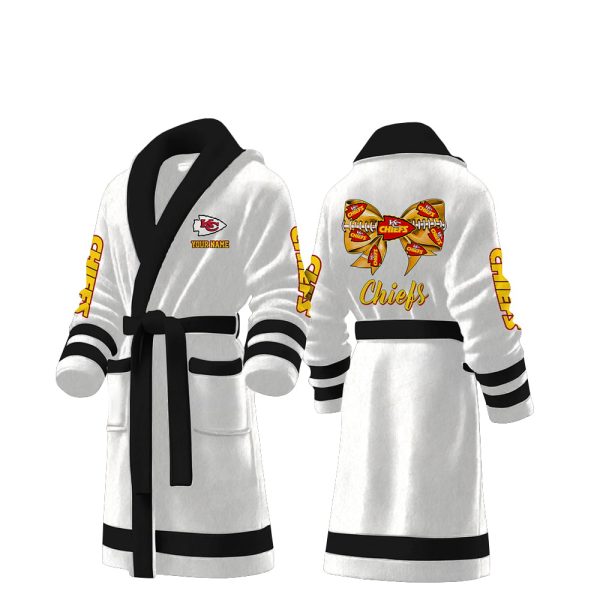 Chiefs Bow Fleece Bathrobe