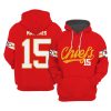 Chiefs Mahomes 15 Football Unisex Hoodie