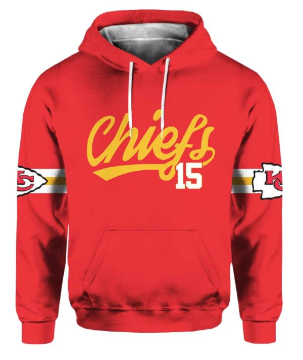 Chiefs Mahomes 15 Football Unisex Hoodie