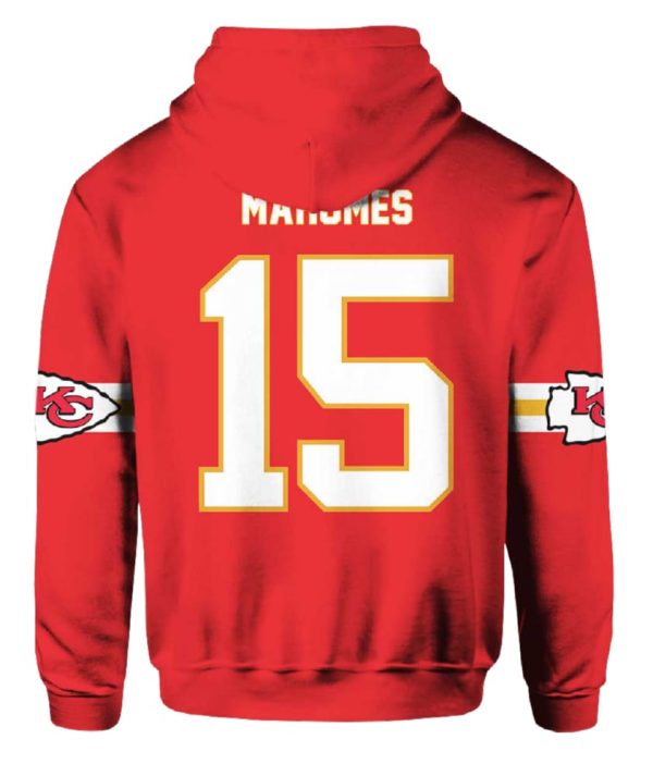 Chiefs Mahomes 15 Football Unisex Hoodie