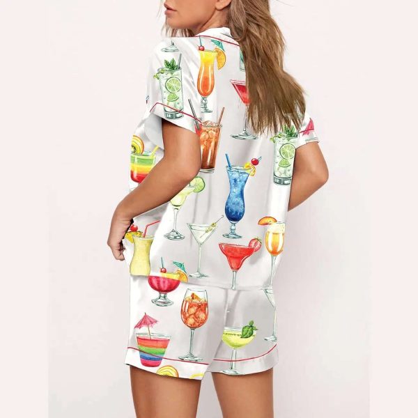 Cocktails Drinking Pajama Set