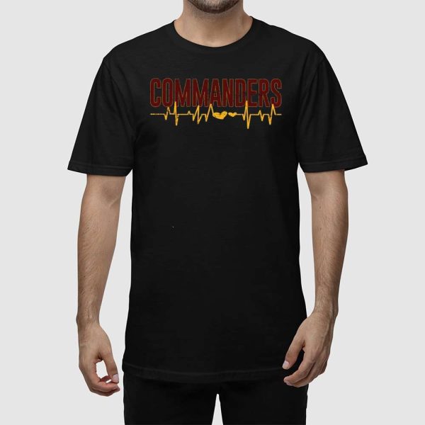 Commanders Heart Beat Shirt