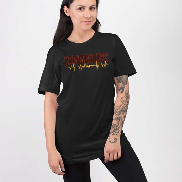 Commanders Heart Beat Shirt