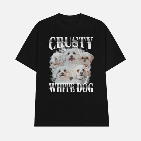 Crusty White Dog Shirt