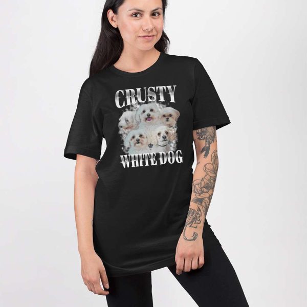 Crusty White Dog Shirt