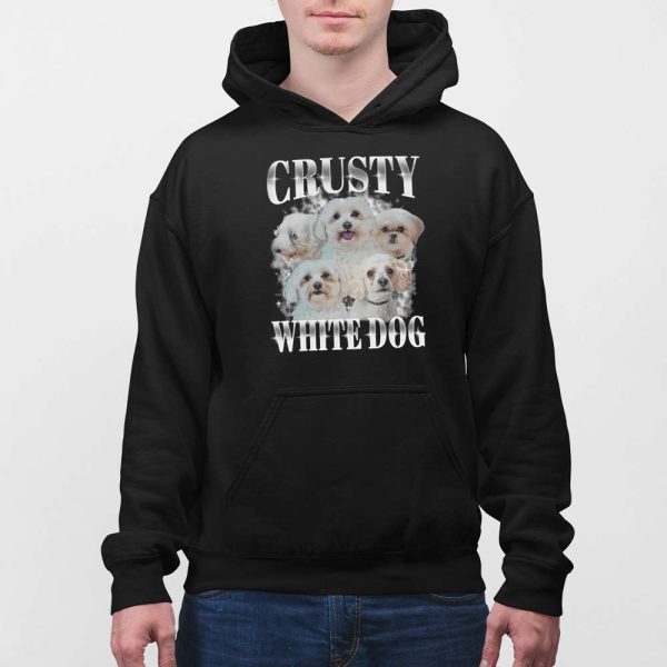 Crusty White Dog Shirt