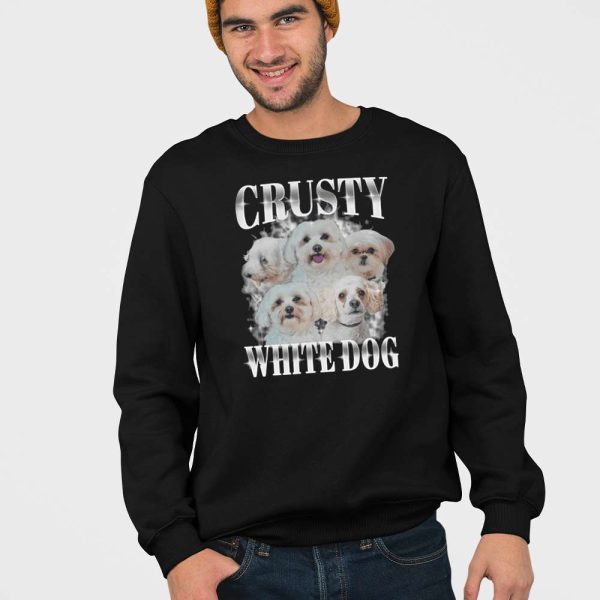 Crusty White Dog Shirt