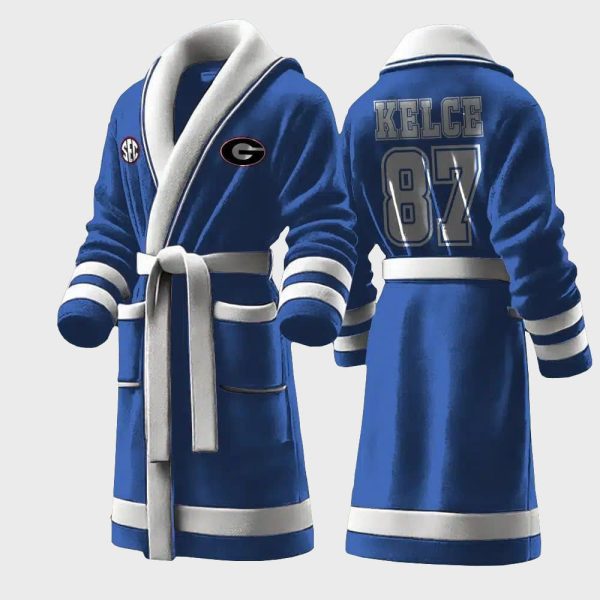 Custom Bulldogs Luxurious Comfort Bathrobe