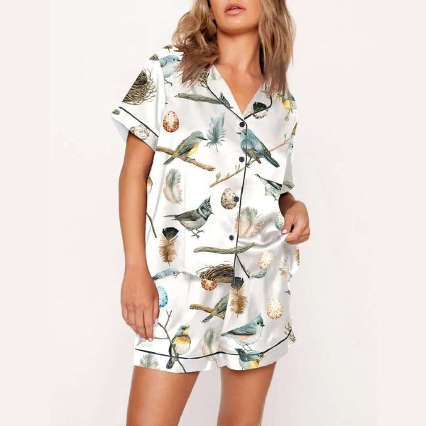 Cute Birds Pajama Set