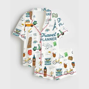 Travel Planner Pajama Set