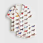 Dachshund Dog Satin Pajama Set