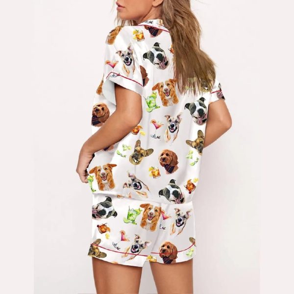 Dogs Aperol Spritz Old Fashioned Pajama Set