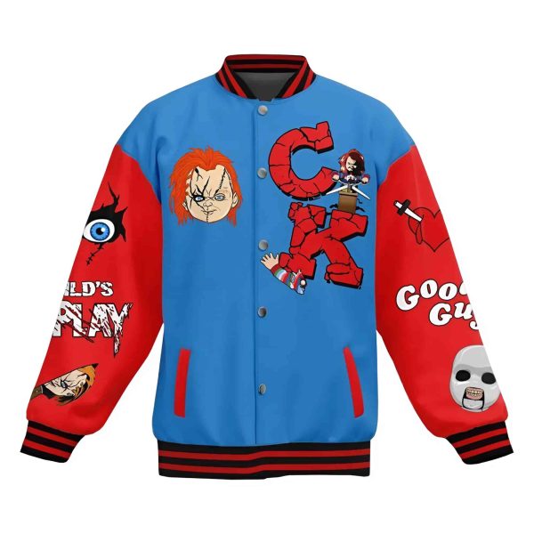 Don’t Fuck With The Chucky Good Guys Childs Play Baseball Jacket