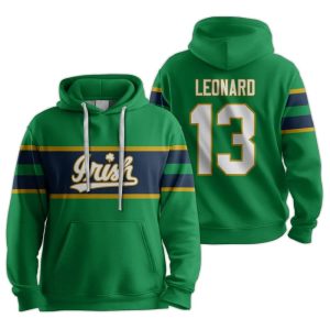 Leonard Notre Dame Football Unisex Hoodie