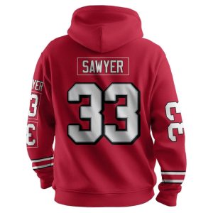 Sawyer 33 Ohio State Football Unisex Hoodie2