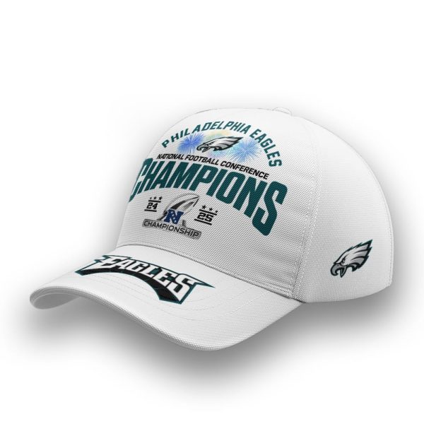 Eagles 2024-2025 NFC Champions All Over Printed Caps