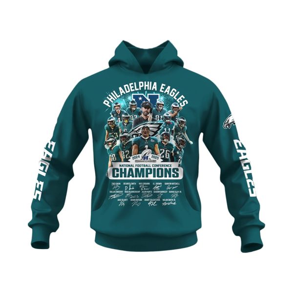 Eagles 2024-2025 National Football Conference Champions Hoodie