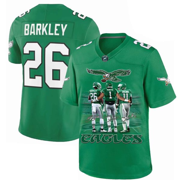 Eagles Barkley 26 Custom Name Jersey