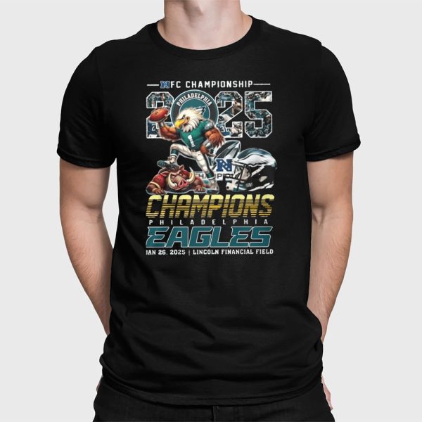 Eagles Champions NFC Championship 2025 Shirt