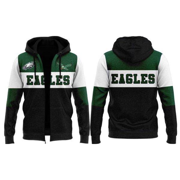 Eagles Lane Johnson Zip Hoodie