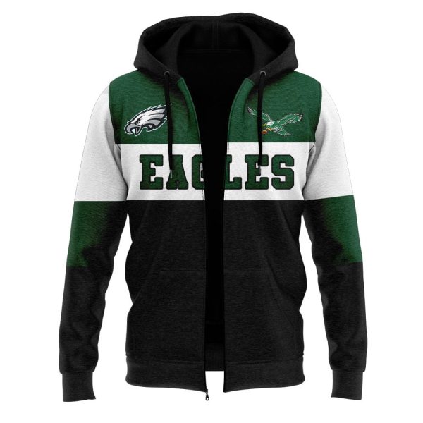 Eagles Lane Johnson Zip Hoodie