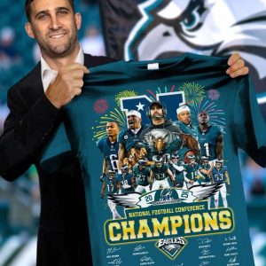 Eagles NFC Champions 2025 Signature Shirt 2