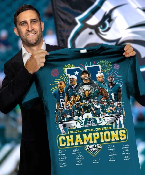 Eagles NFC Champions 2025 Signature Shirt