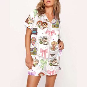 Happy Valentine Movie Cartoon Pajama Set1