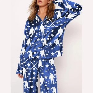 Hockey Action Pajama Set