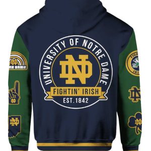 Fighting Irish Football Unisex Hoodie 3