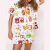 Food Pun Funny Valentine Pajama Set