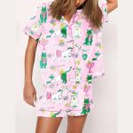 Funny Tennis Cat Pajama Set