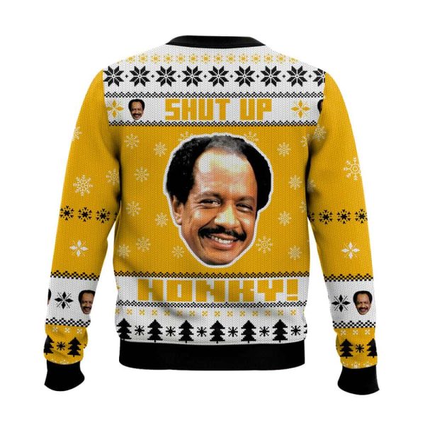 George Jefferson Shut Up Honkey Ugly Sweater