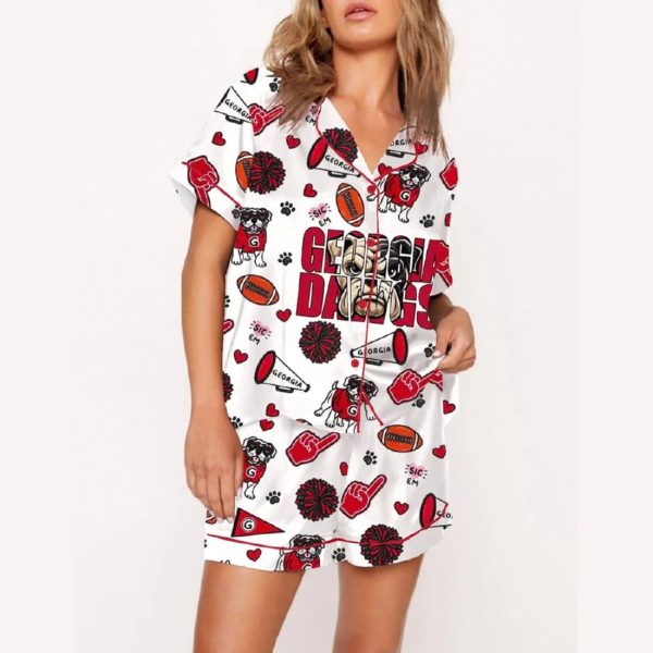 Georgia Dawgs Football Pajama Set