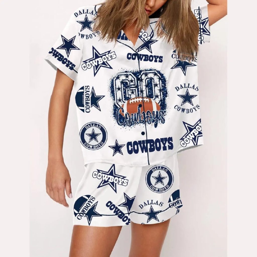 Go Cowboys Football Pajama Set