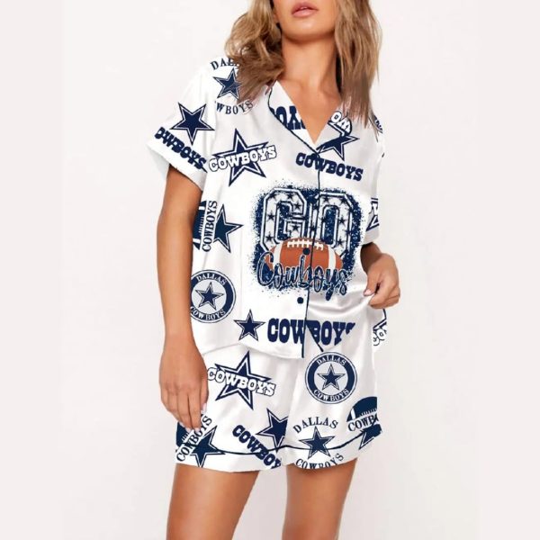 Go Cowboys Football Pajama Set