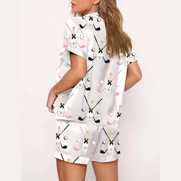 Golf Party Par Print Pajama Set