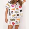 Gracie Abrams The Secret Of Us Print Pajama Set