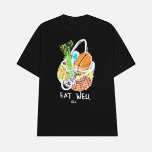 Oli Eat Well Black Shirt 1