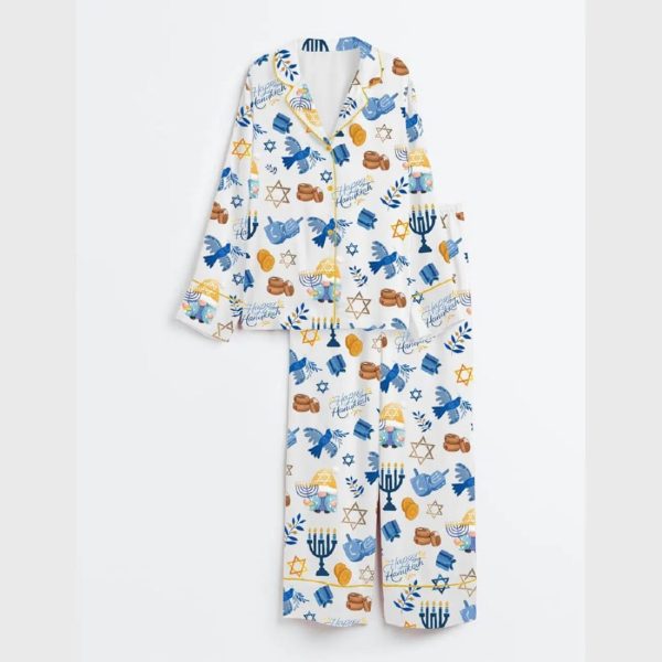 Hanukkah Satin Pajama Set