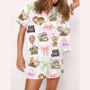 Happy Valentine Movie Cartoon Pajama Set