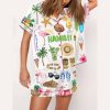 Hawaii Aloha Travel Aperol Spritz Pajama Set