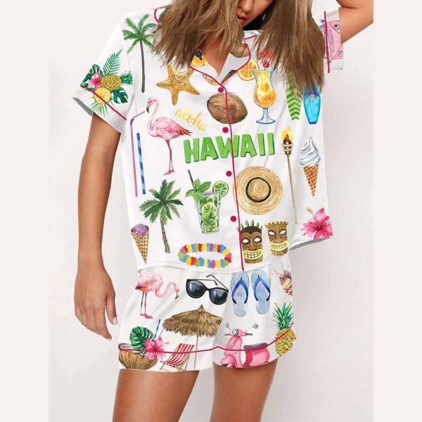 Hawaii Aloha Travel Aperol Spritz Pajama Set