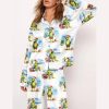 Hawaii Vacation Christmas Jack Art Print Pajama Set