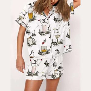 Apres Ski Beer Cocktails Pajama Set