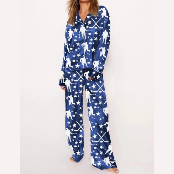 Hockey Action Pajama Set