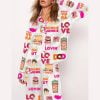 Dunkie Junkie Print Pajama Set
