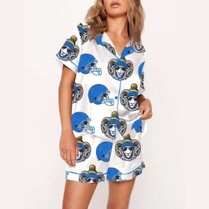 Rams Sports Fan Pajama Set1