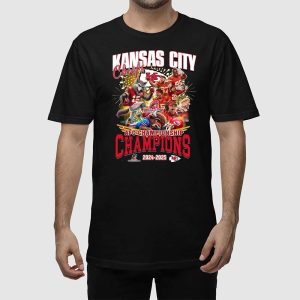 KC Chiefs AFC Champions 2025 Shirt 2